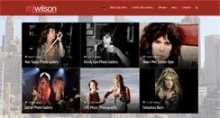 Desktop Screenshot of mjwilsonphotography.com